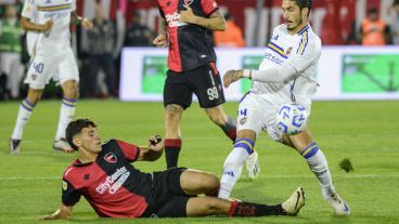 Tomás Pérez en acción durante la primera etapa.