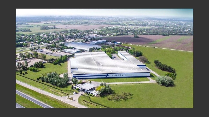 La planta de Sidersa en San Nicolás.
