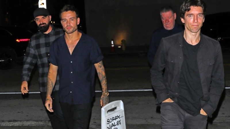 Liam Payne junto a Roger Nores, su amigo y representante.