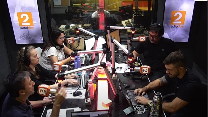 El equipo de Radiópolis por Radio 2.
