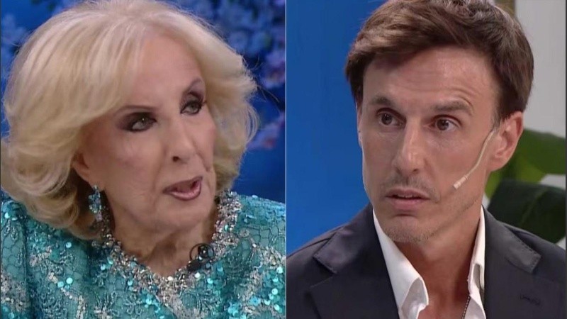Mirtha Legrand y Roberto García Moritán.