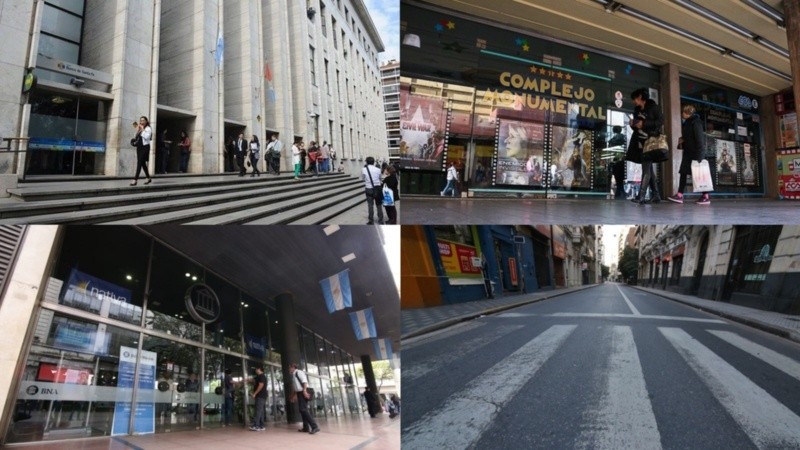 Los comercios abrirán el 31 de manera dispar; bancos y cines permanecerán cerrados.