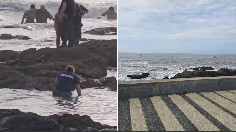 El incidente tuvo lugar a primera hora de la mañana en una zona rocosa.