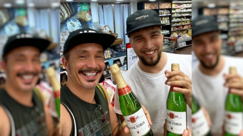 Emmanuel Horvilleur, Dante Spinetta y el festejo de los 50 del primero.