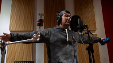 Suich.MC en el estudio de grabación DZ.