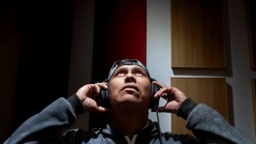 Suich.MC en el estudio de grabación DZ.