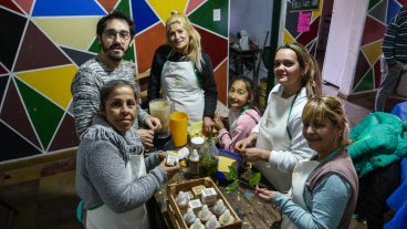Año 2022. El primer taller de Espuma en la organización Rancho Aparte de barrio Tablada.