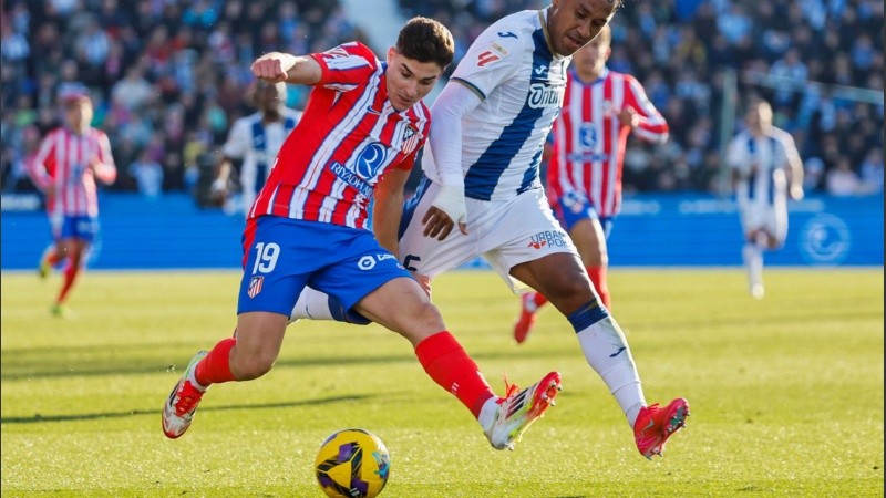 Julián Álvarez, ex River y Manchester City, actual delantero del Atlético de Madrid.