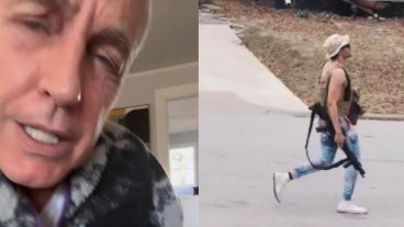 "Amo este país, me encanta estar en Estados Unidos. Pero tiene un tema medio particular con las armas".