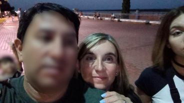 La última foto que se tomó la familia antes del trágico desenlace.