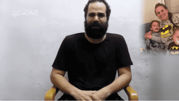 Yarden Bibas, en la última imagen de video difundida por Hamas.