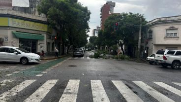 Pocas calles sin agua