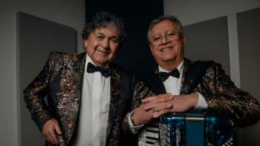 Cacho y Marcos, integrantes de Los Palmeras.