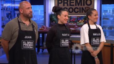 Sofía, Belén y Juan terminaron con tres cuchillos cada uno en "El gran premio de la cocina".