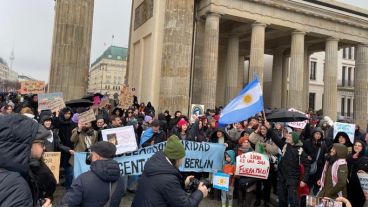Movilización antifascista en Berlín.