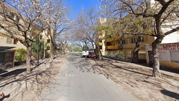 La cuadra donde tuvo lugar la balacera de este miércoles.