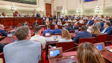 La Asamblea Legislativa se reunió este jueves en Santa Fe.