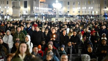 La convocatoria se realizó a pesar de la llovizna.