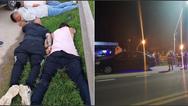 Los sospechosos cayeron a unos 44 kilómetros de Victoria.