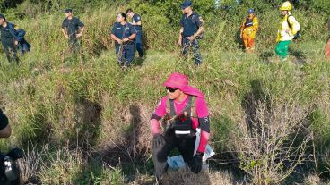 El rango de rastreo de Lian se amplió nuevamente, superando los 4.000 metros, la participación de 189 efectivos de distintas fuerzas.