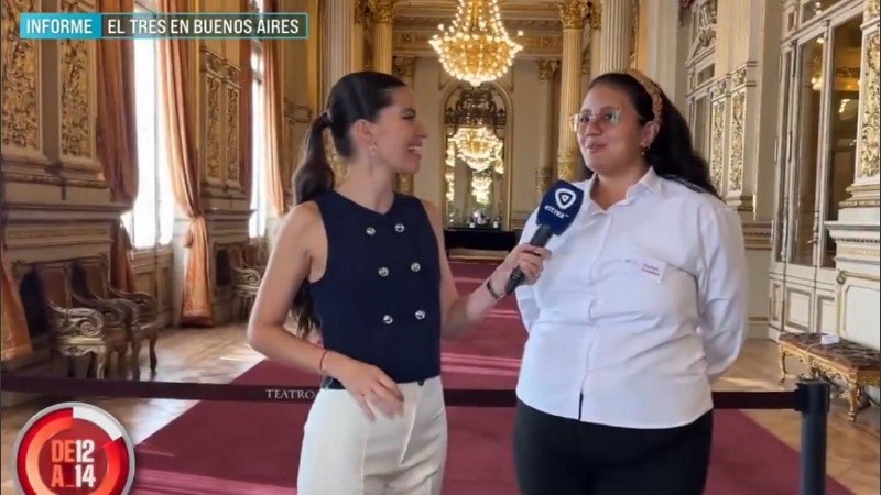El telón anti incendios que se encuentra en la sala principal del Colón, está allí desde el año 1908.
