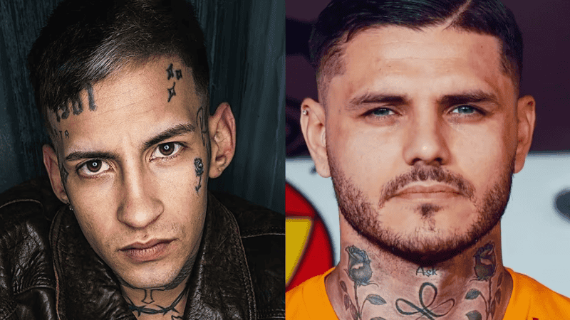 El cruce entre la actual pareja de Wanda Nara y su ex.