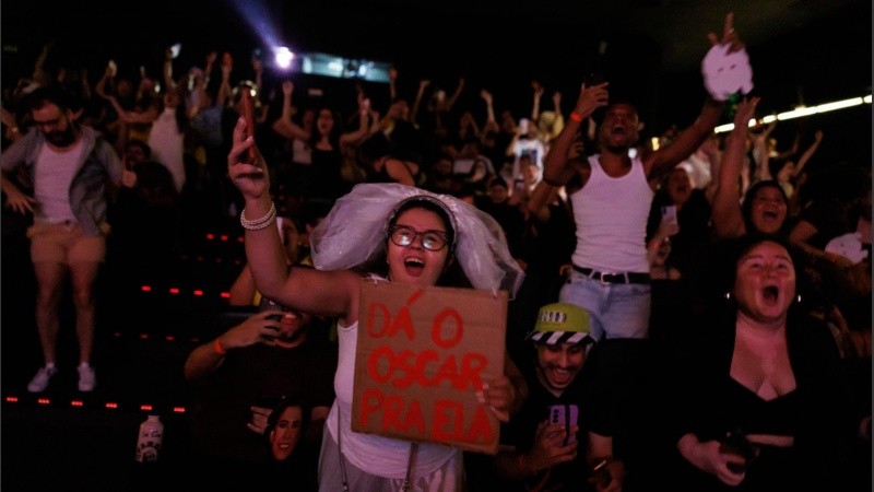 Así se festejó el Premio Oscar para 