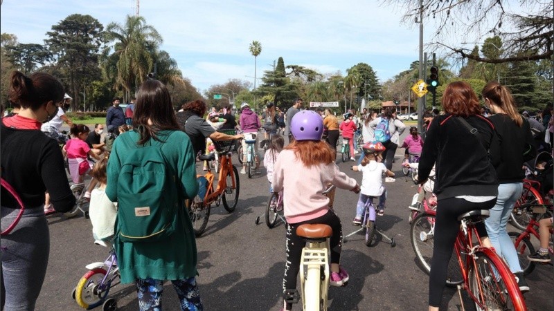 La bicicleteada recorrerá la Calle Recreativa desde zona norte hasta el Museo Macro.