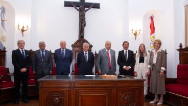 La nueva Corte a pleno.