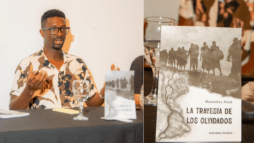 Maxonley Petit presentó su libro "La travesía de los olvidados".