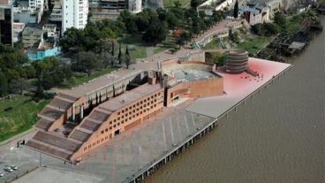 Las obras de remodelación del parque España incluyen una novedosa rampa helicoidal.