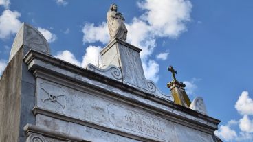 El panteón de la familia Bett, en el cementerio El Salvador