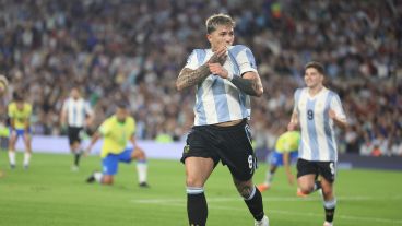 Enzo fue figura en un equipo de altísimo rendimiento