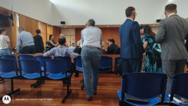 Un alto de la caliente audiencia de Vicentín, que comenzó el jueves y seguirá hasta esta tarde del viernes