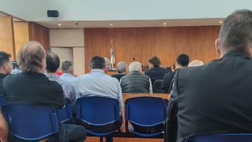 Directivos de Vicentín, esta semana en el Centro de Justicia Penal.