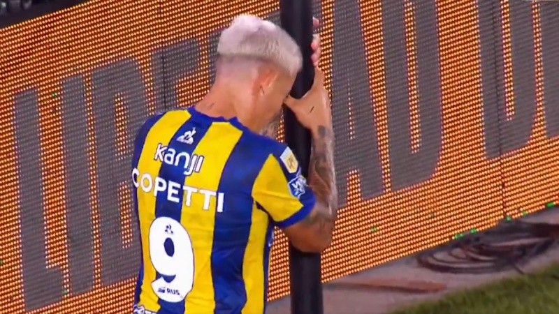 Copetti se lamenta por haber desperdiciado la última.