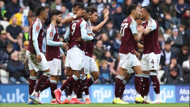 Aston Villa venció al Preston y está en las semifinales de la FA Cup.