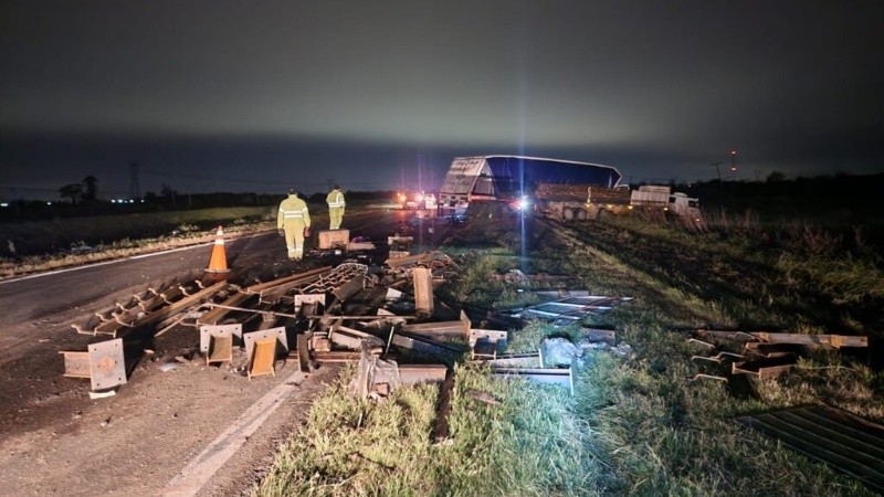 La zona en donde ocurrió el siniestro.