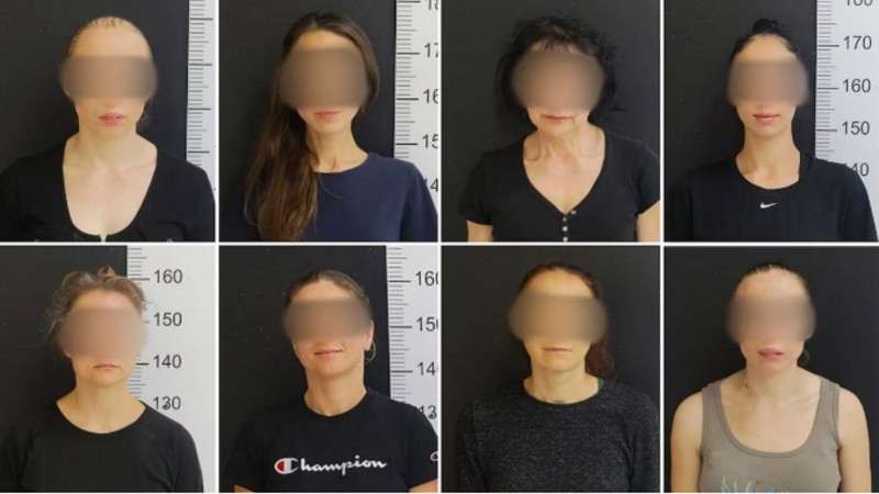 Las mujeres rusas detenidas junto al líder de una secta en Bariloche.