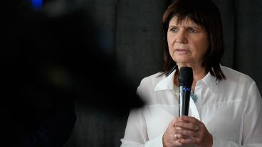 La Ministra de Seguridad Patricia Bullrich.