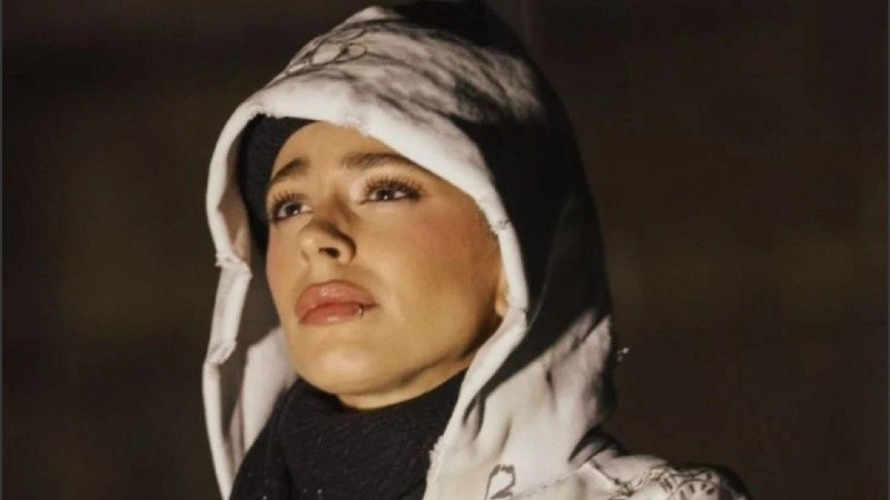 La artista agradeció poder expresar lo que le estaba pasando