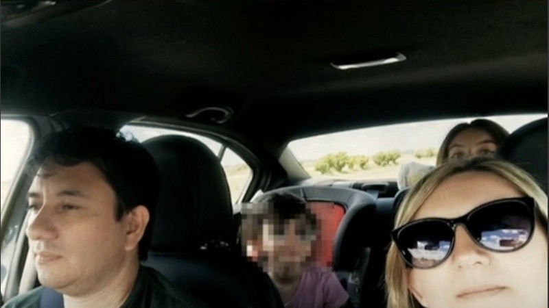 Diego Álvarez, el papá de la familia que fue embestida el martes pasado en Presidente Roca y el río