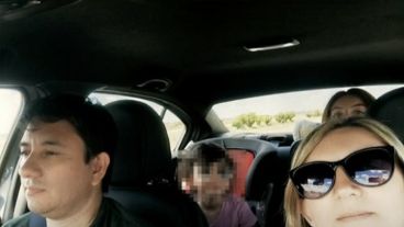 Diego Álvarez, el papá de la familia que fue embestida el martes pasado en Presidente Roca y el río