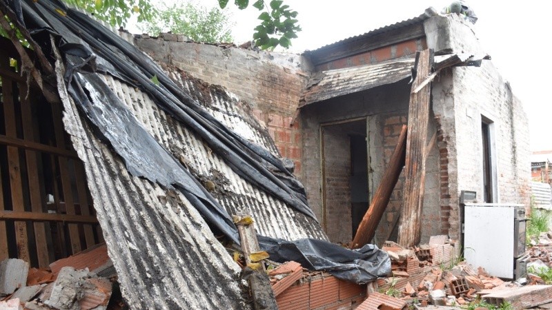 El bunker derribado en San Lorenzo