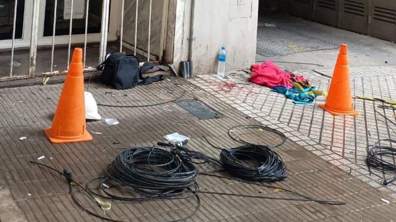 El accidente se registró pasadas las 13 en el microcentro.