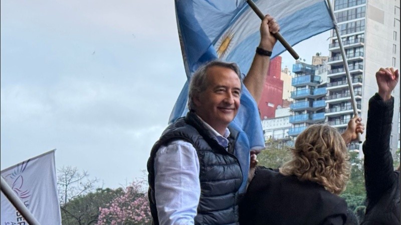 El candidato a constituyente por la provincia de Santa Fe, Nicolás Mayoraz.