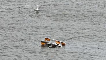 Un helicóptero se estrelló en el Río Hudson, en New York.