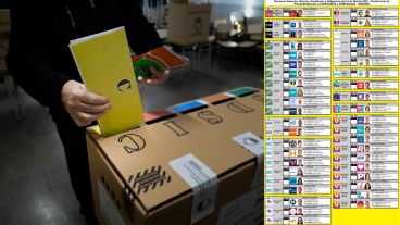 La boleta amarilla será para elegir a concejales este domingo de elecciones.