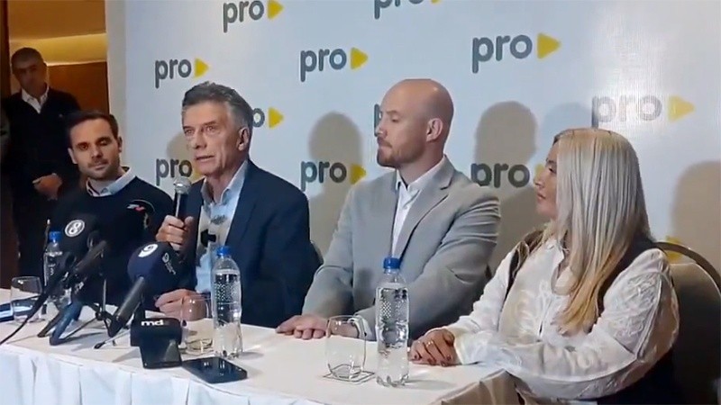 El ex presidente se refirió al tema del día en un acto en la provincia de Mendoza.