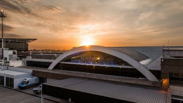 El Aeropuerto Internacional Rosario Islas Malvinas.
